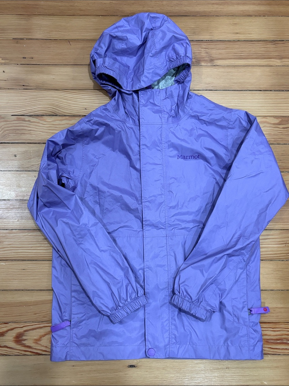 Marmot Kids' Lilac Hooded Raincoat